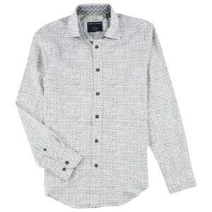 Society of Threads Mens Geometric Print Button Up Shirt, NWT